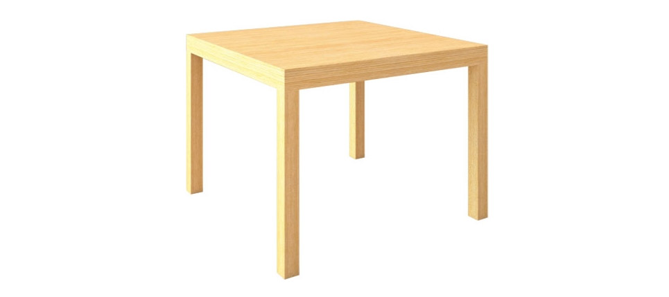 mesa 427 acabada en roble blanco