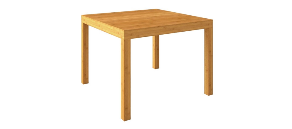 mesa 427 acabada en bambú