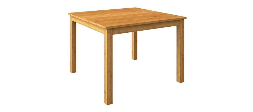 mesa 428 acabada en bambú