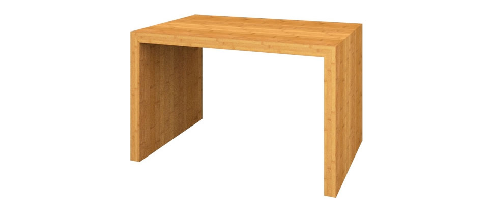 mesa 432 acabada en bambú