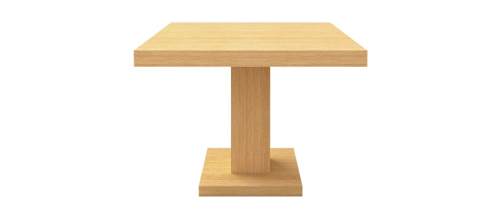 mesa 449 acabada en roble blanco