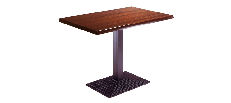 mesa 6012 acabada en nogal