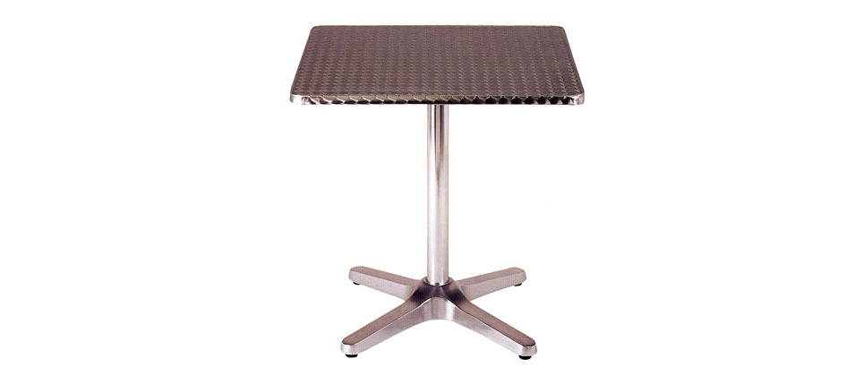 mesa 6023 acero y aluminio