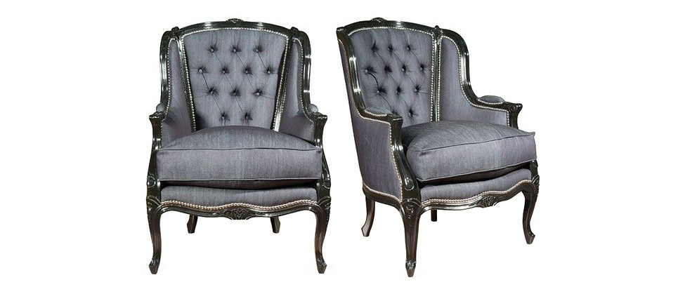 sillón 018 tela gris