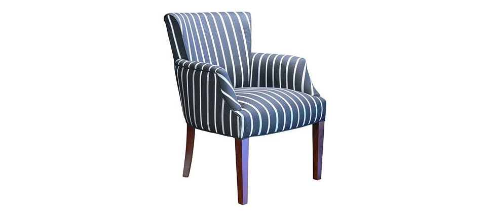 sillón 155 tela a rayas