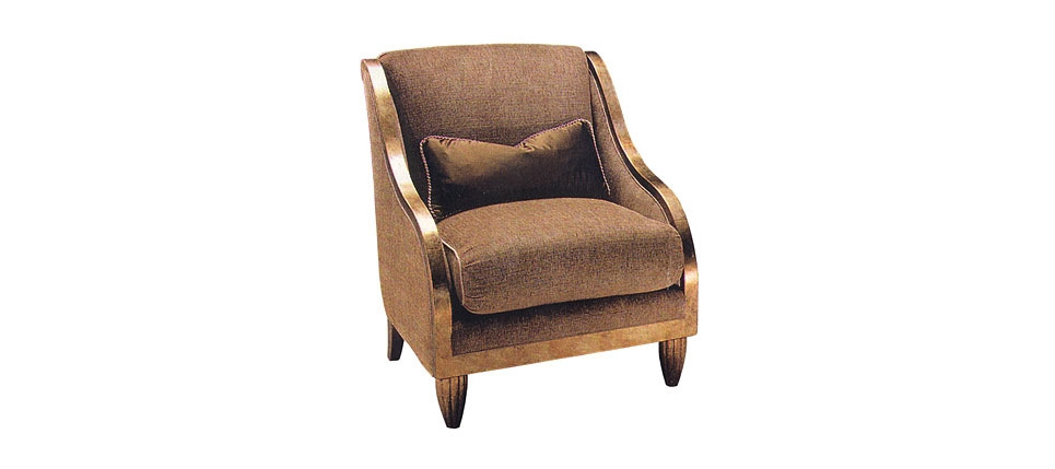 sillón 161 tela marrón