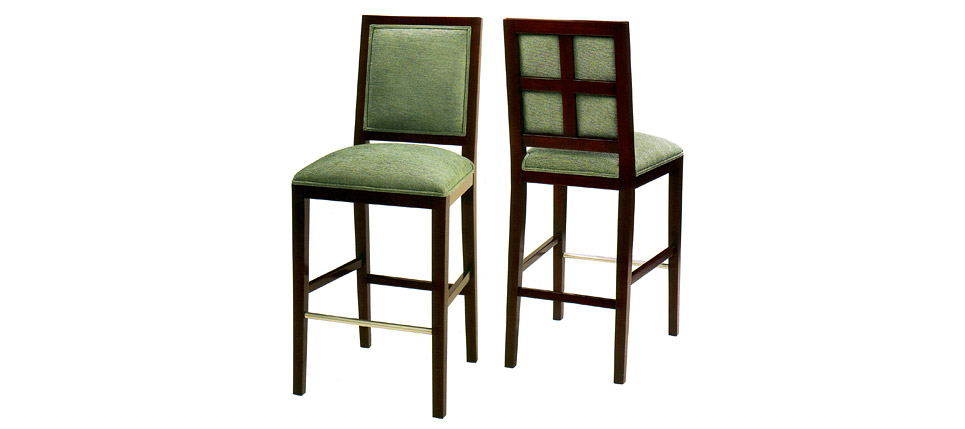 taburete 196 tela verde