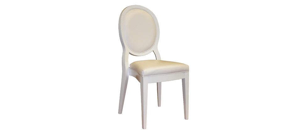 Silla 152 lisa blanca