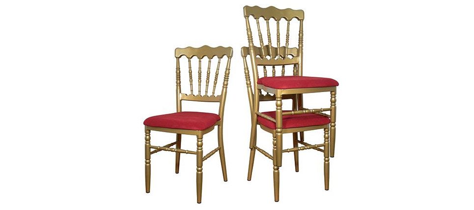 silla 4201 tela roja