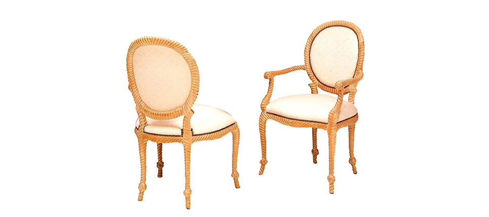 silla 025 tela blanca