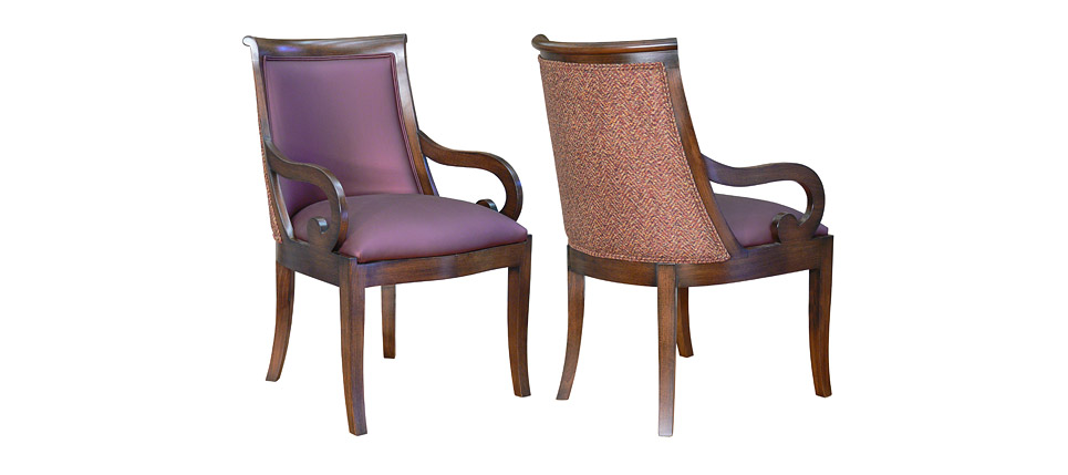 silla 049 tela granate