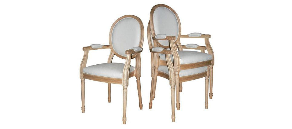 silla 152 tela blanca