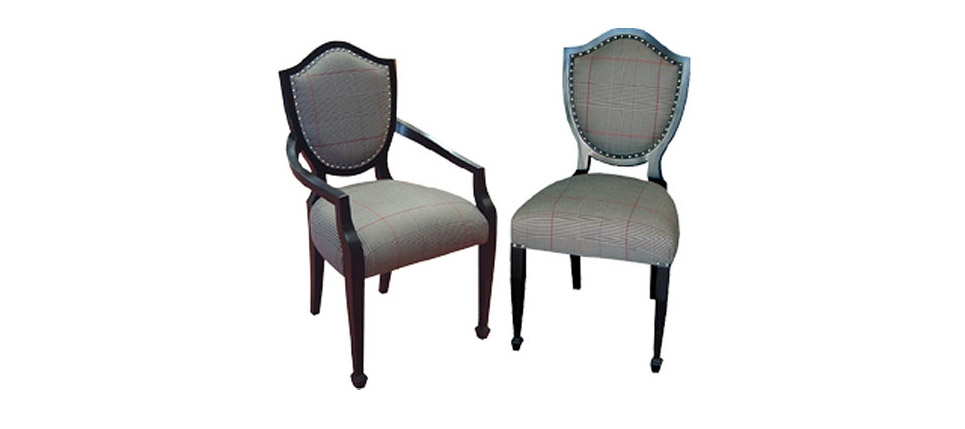 silla 167 tela gris