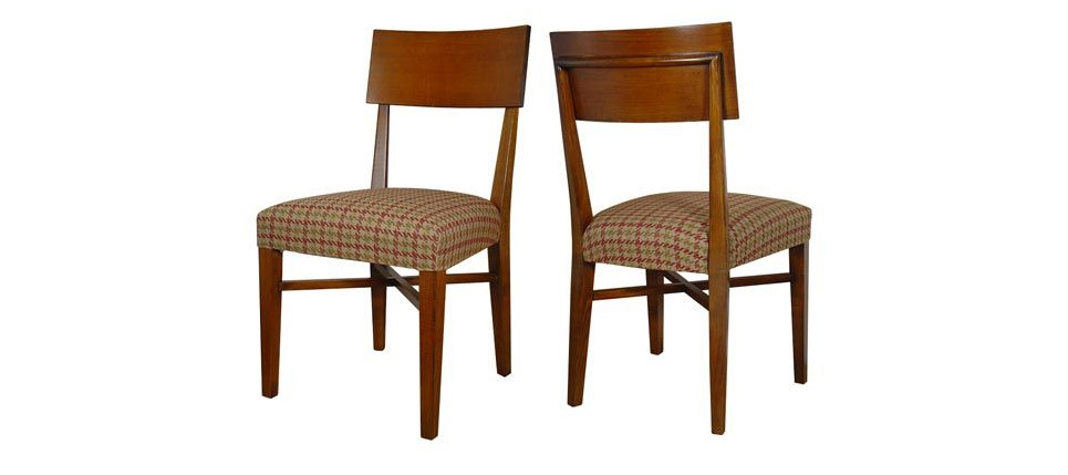 silla 194 tela estampada