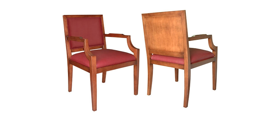silla 203 piel roja