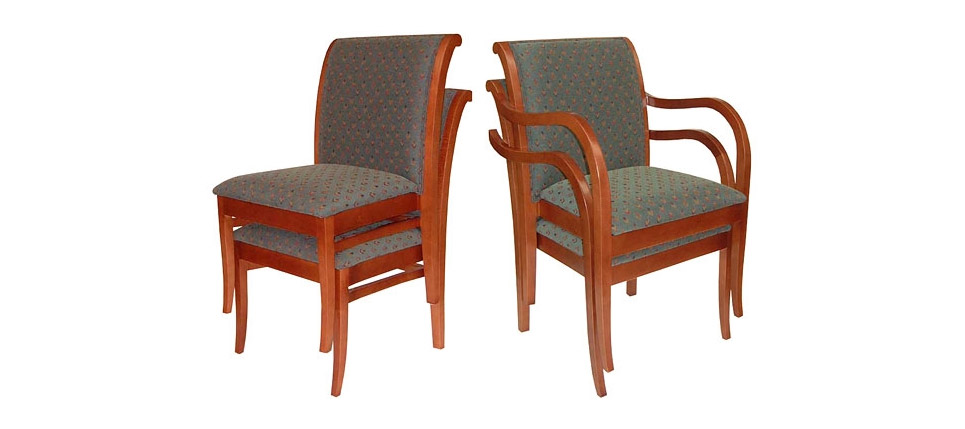 silla 262 tela verde