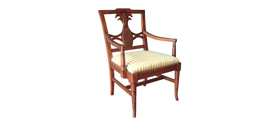 silla 338 tela a rayas