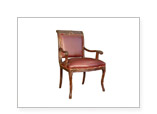 silla 541 piel granate