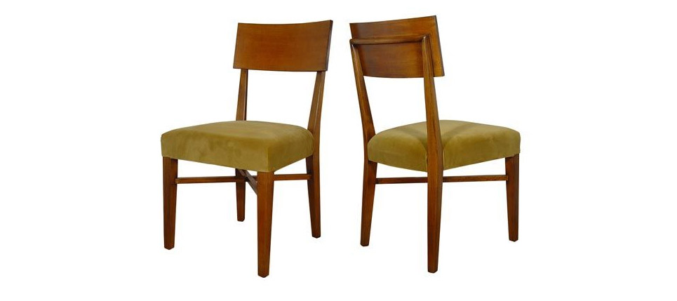 silla 194 terciopelo verde