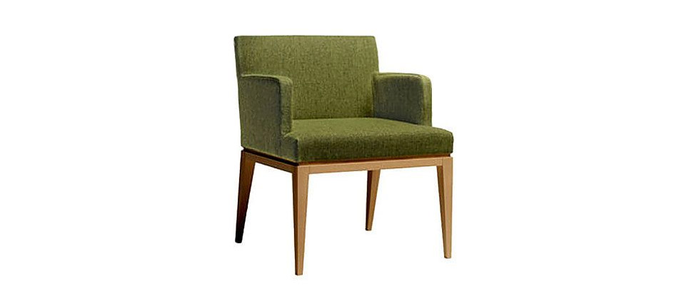 silla 5046 tela verde