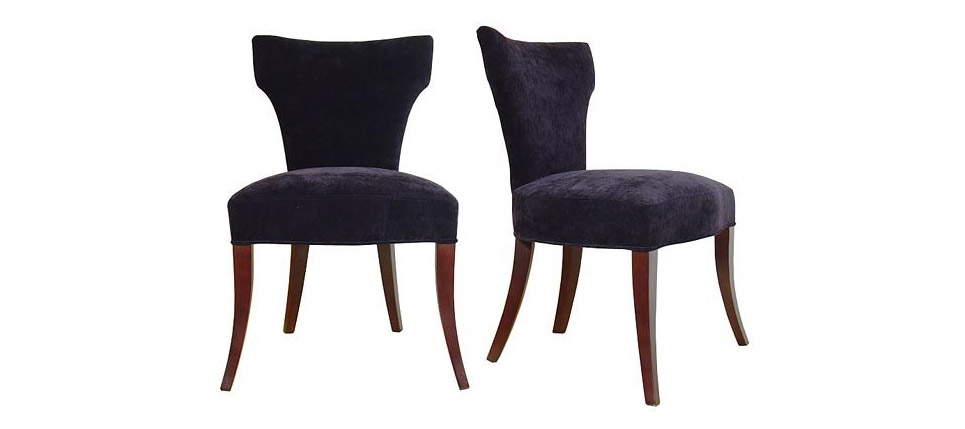 silla 059 terciopelo azul oscuro