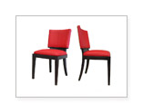 silla 183 piel roja