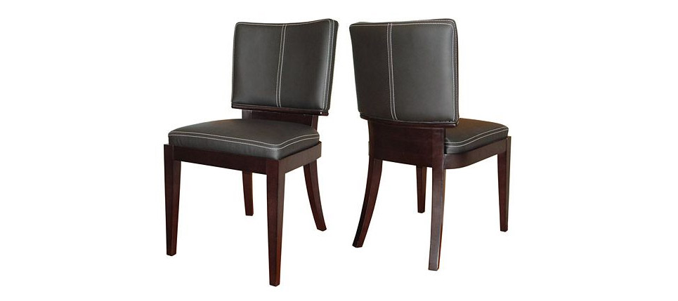 silla 183 piel negra