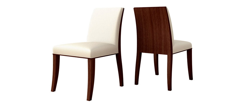 silla 424 tela blanca