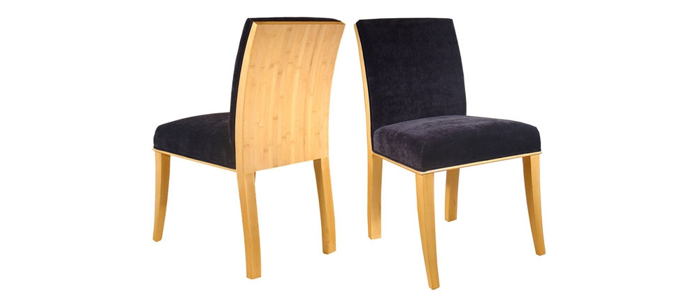 silla 424 terciopelo azul