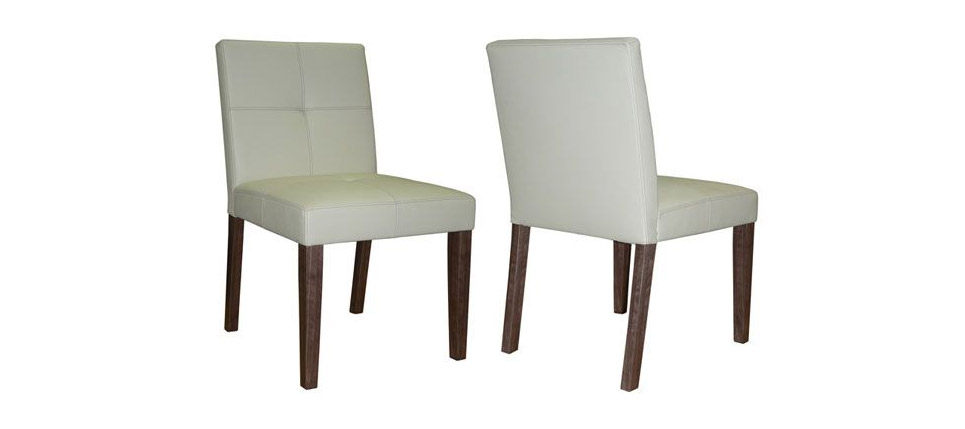 silla 578 piel blanca